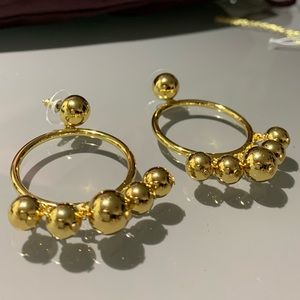 Kate Spade♠️ New York large bauble hoop earrings